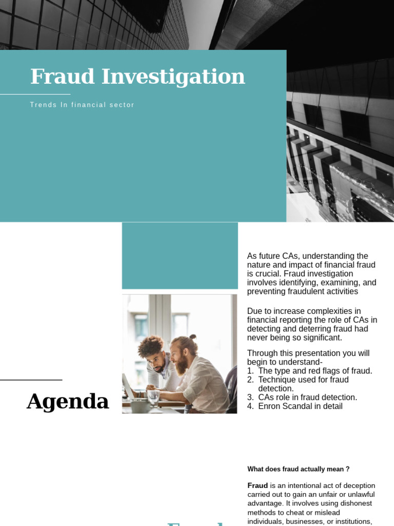 Financial Fraud Investigation Trends | PDF