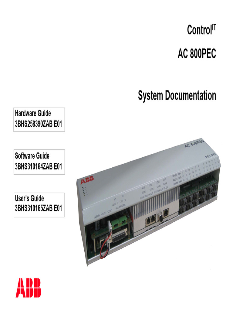 AC 800PEC Documentation | PDF