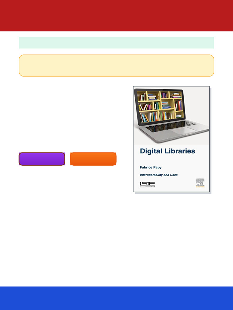 Digital Libraries: Interoperability and Uses 1st Edition Papy Ebook ...