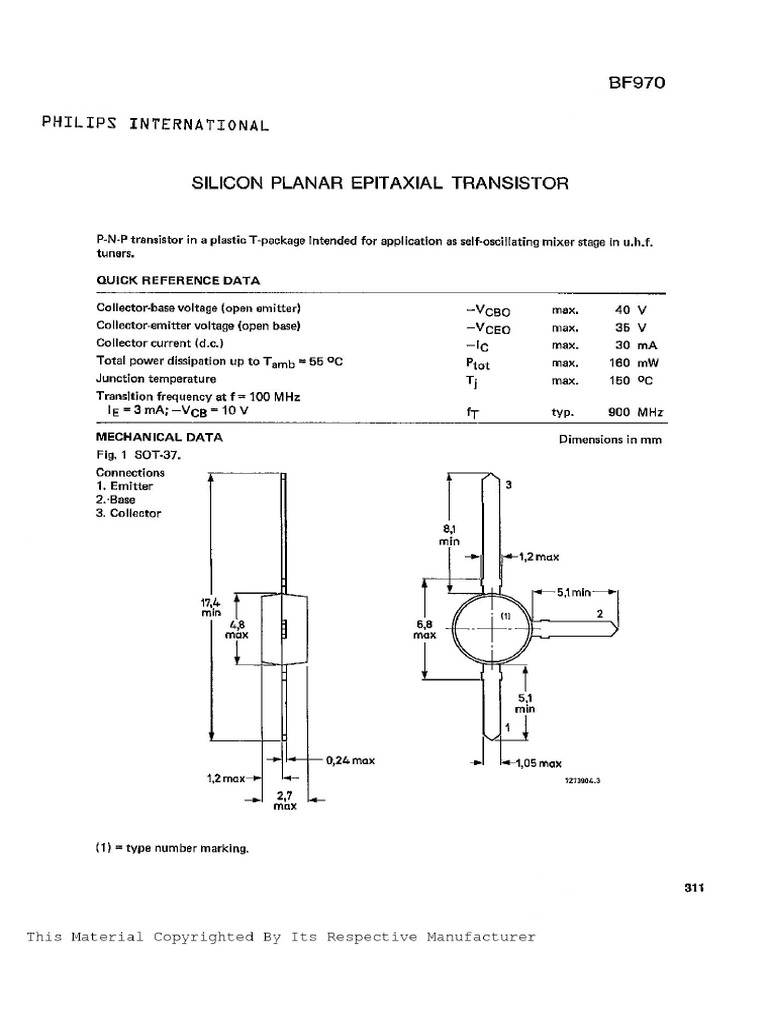 BF970 | PDF