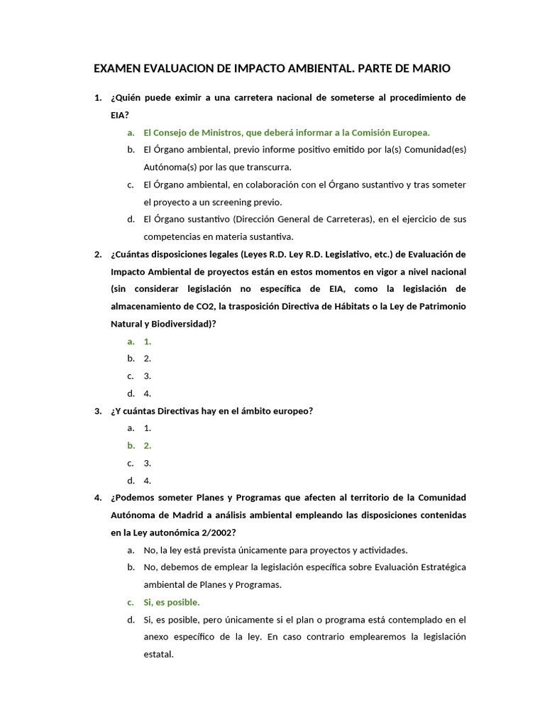 Evaluación de Impacto Ambiental en Proyectos | PDF | Evaluación de ...