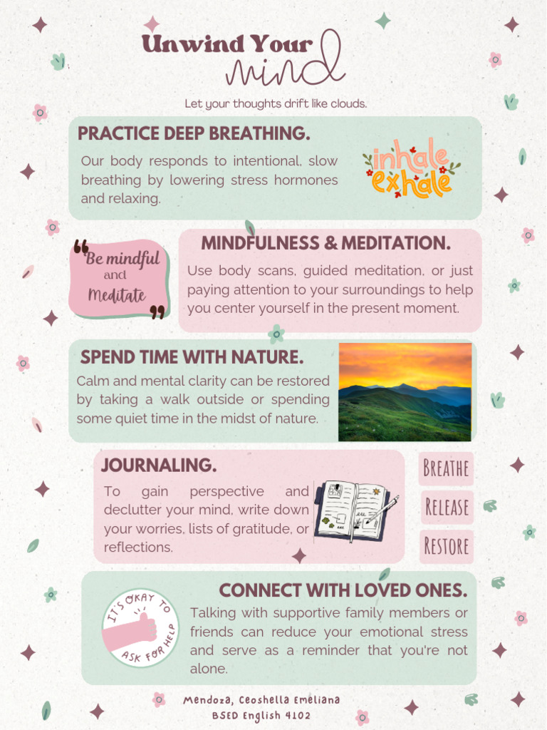 Mindfulness Techniques for Stress Relief | PDF