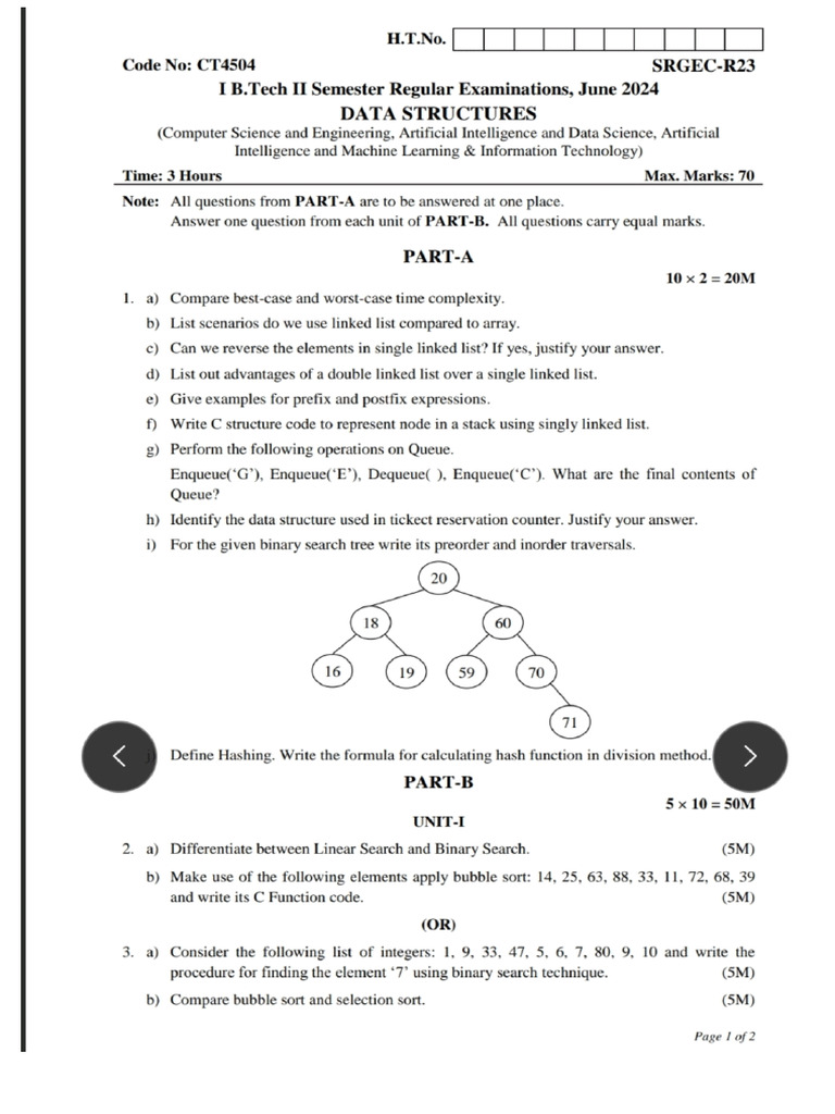 Model Paper 2 | PDF