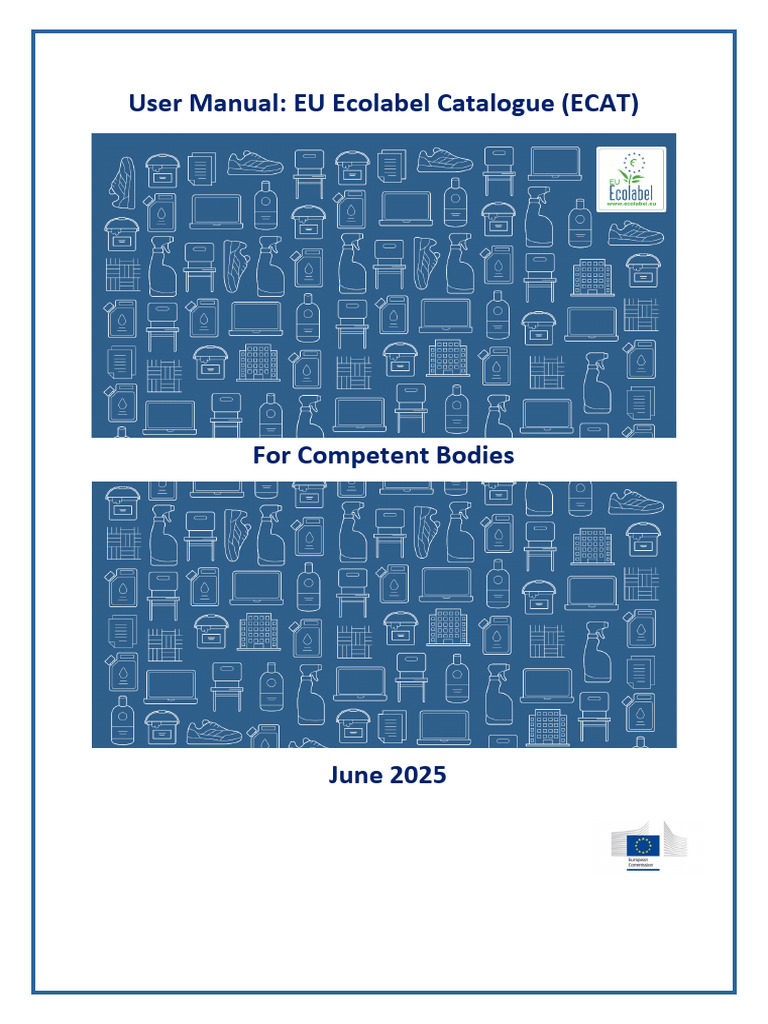 EU Ecolabel Catalogue User Manual for CBs | PDF | Microsoft Excel ...