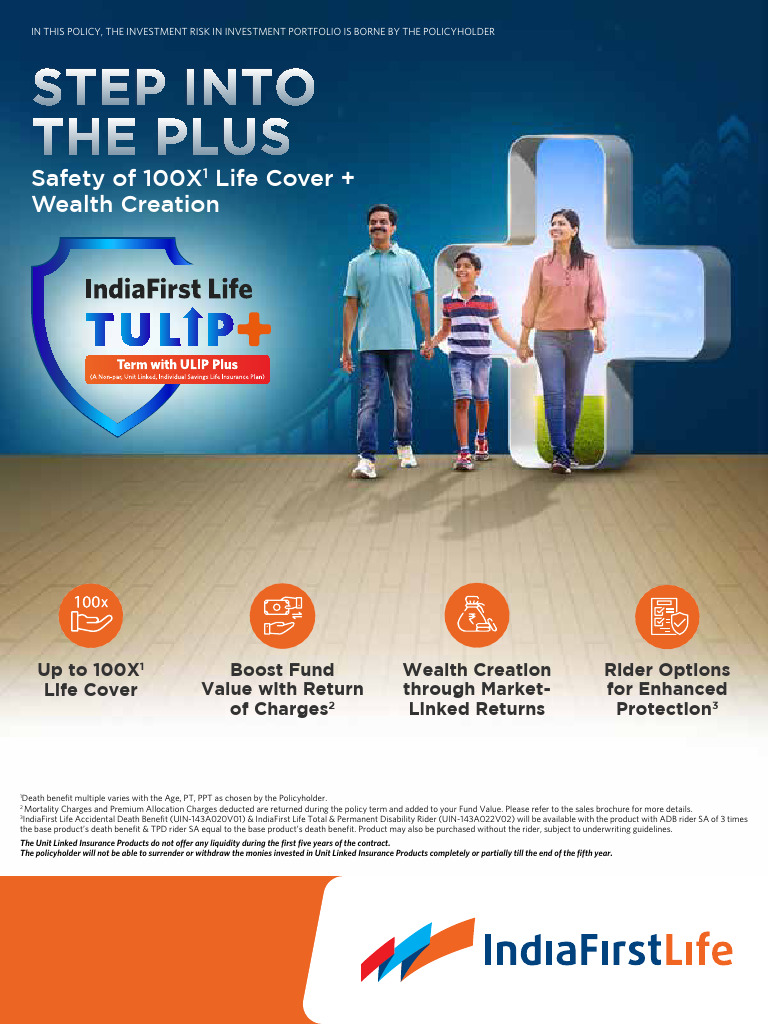 IndiaFirst ULIP Plus Insurance Overview | PDF | Insurance | Life Insurance