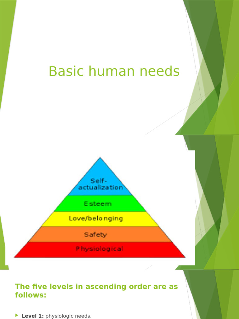 Understanding Maslow's Hierarchy of Needs | PDF | Self Actualization ...