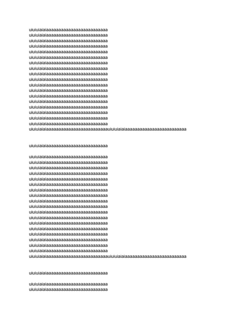Repetitive Text Analysis Document | PDF