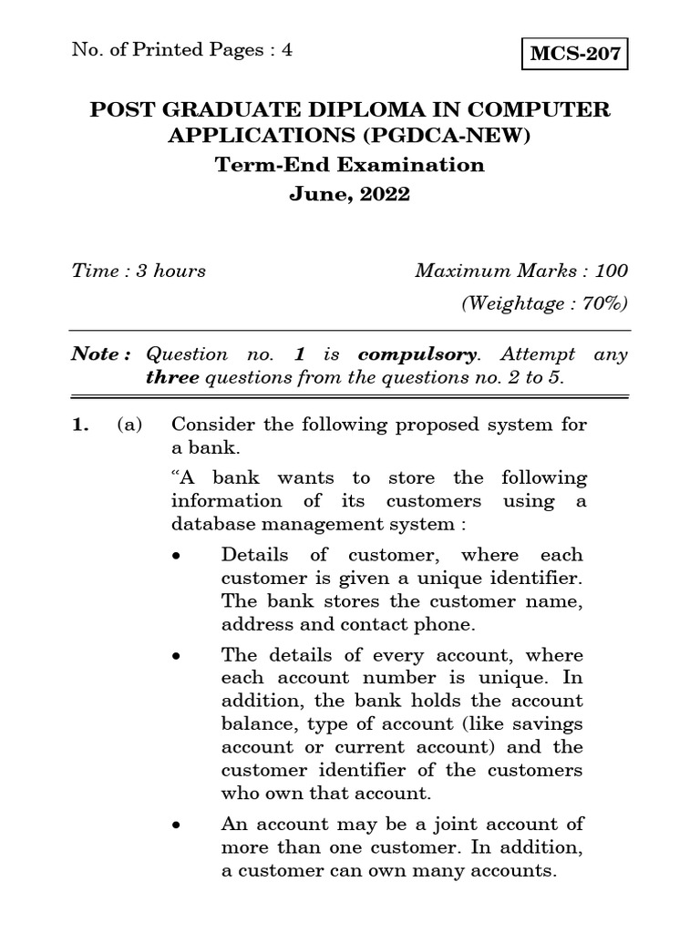 MCS 207 | PDF | Computer Programming | Software Engineering