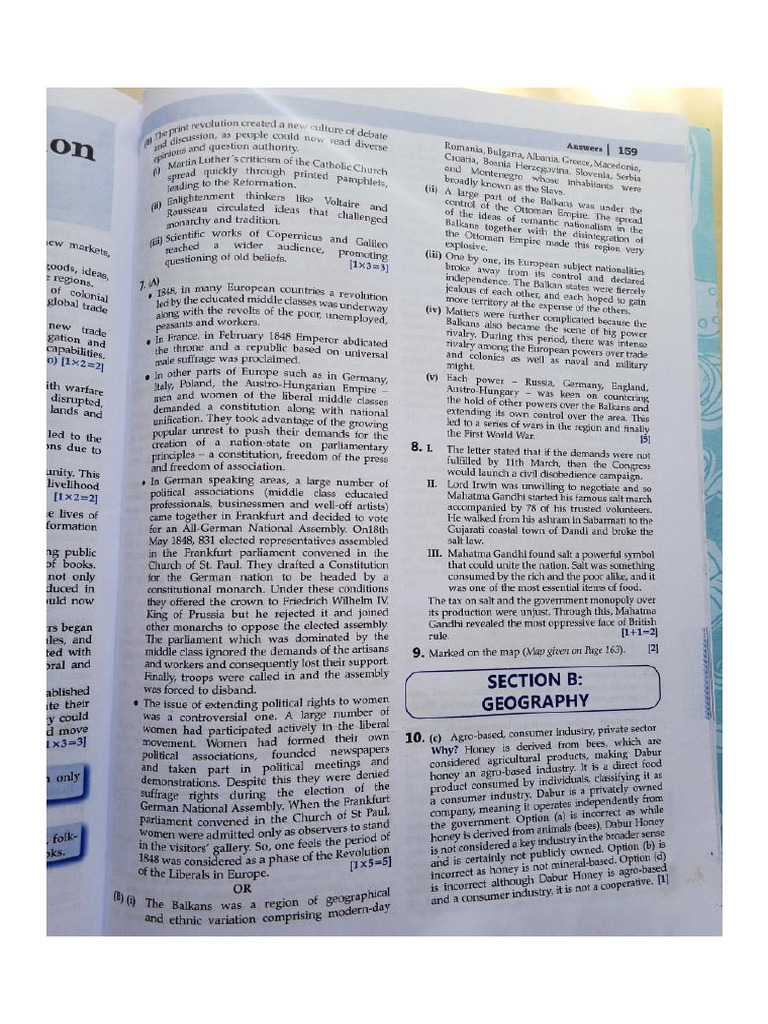 10 Cbse Sample Paper Sol 3 | PDF