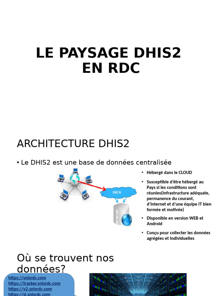 DHIS2 en RDC : Architecture et Données | PDF | Sciences de l ...