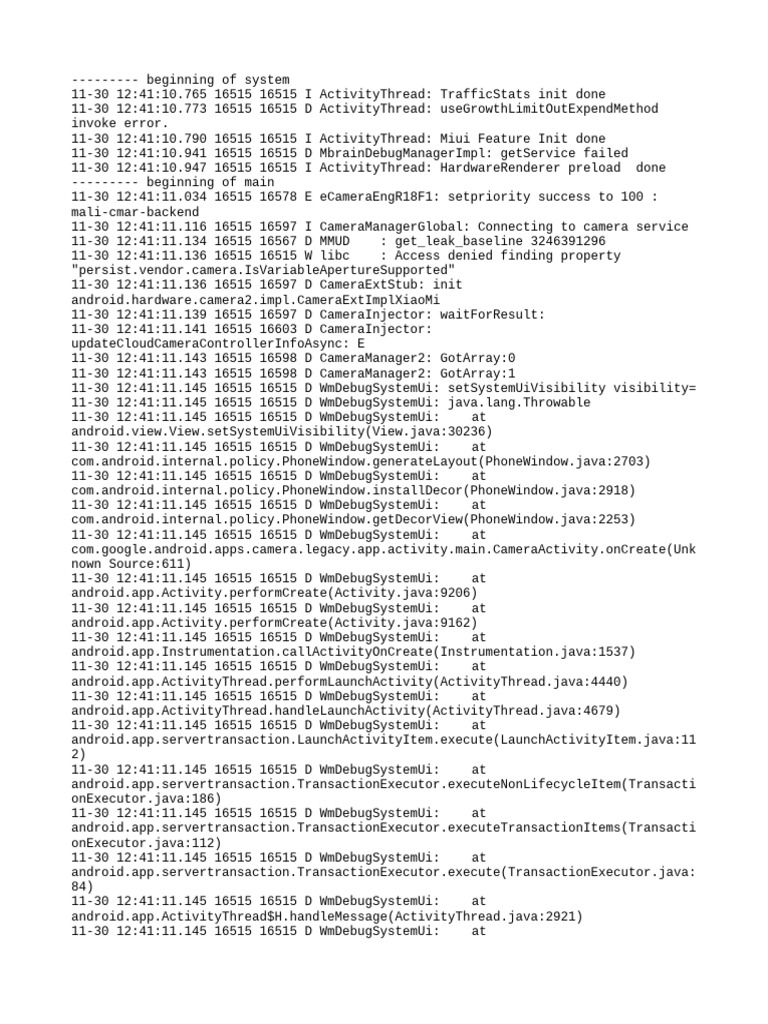 Log Cat 1764481270990 | PDF | Java (Programming Language) | Computer ...