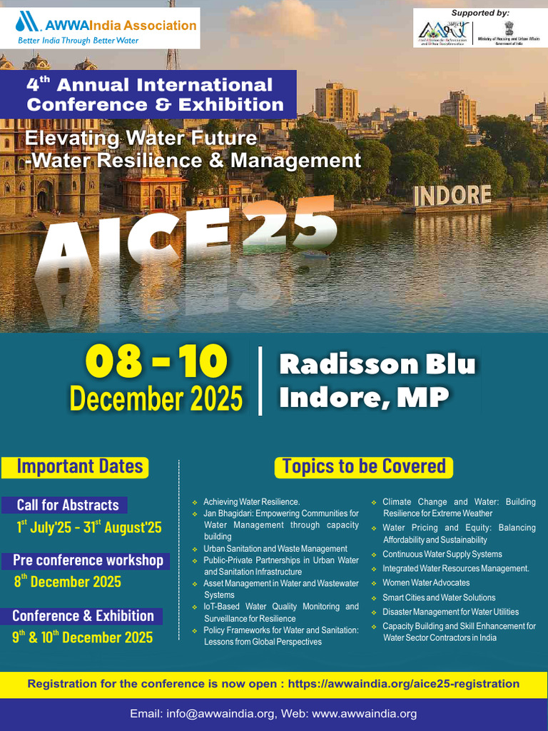 AICE25: Water Resilience Conference 2025 | PDF | Sanitation | Water ...
