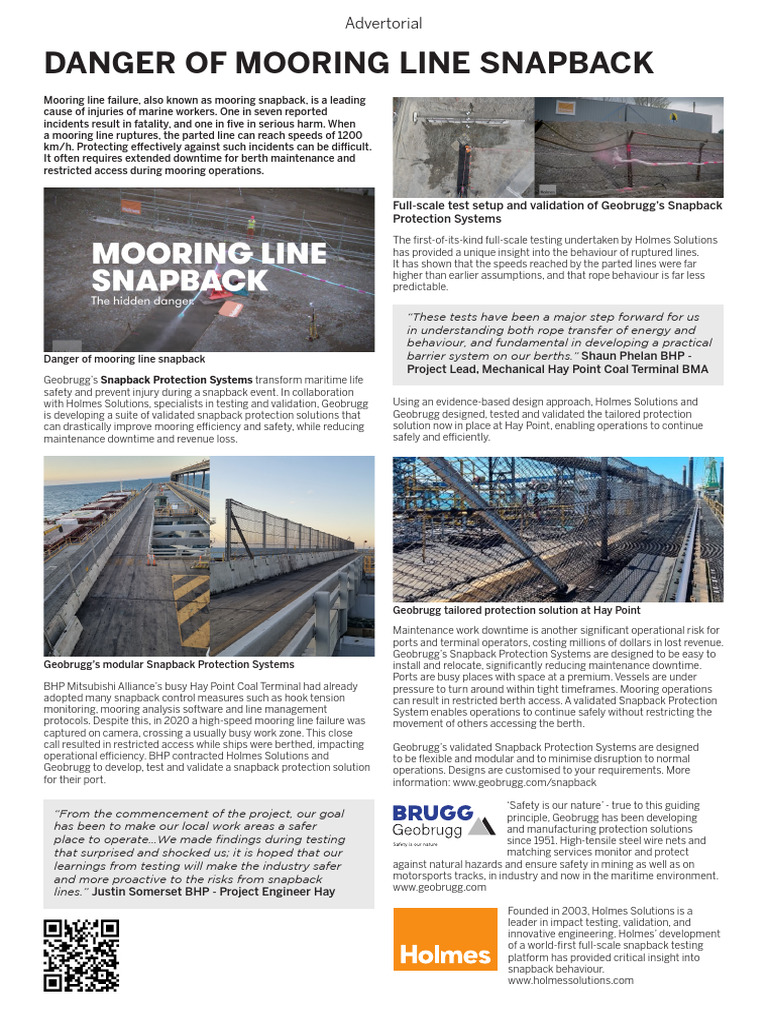 Snapback Protection for Mooring Safety | PDF | Safety