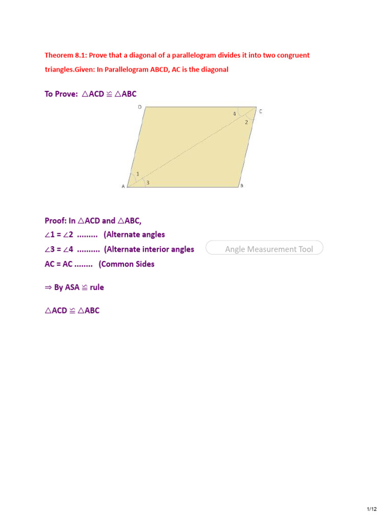 Theorems | PDF | Geometric Shapes | Classical Geometry