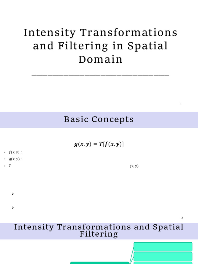 Image Intensity Transformations Guide | PDF | Computer Graphics | Image ...