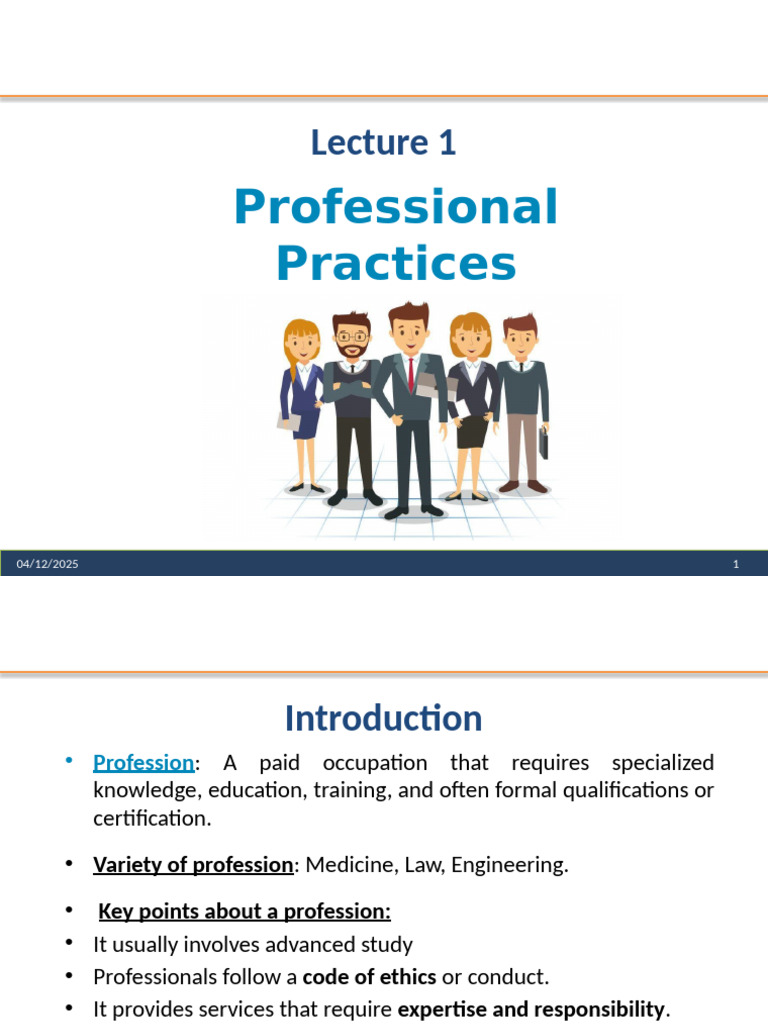 Understanding Professional Practices | PDF | Profession | Engineering