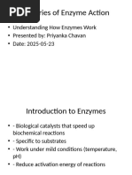 Enzyme Action Theories Explained | PDF | Enzyme | Active Site