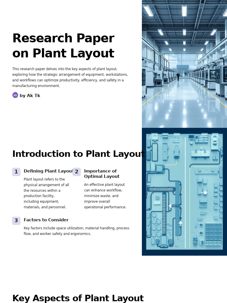 Optimizing Plant Layout with AI Insights | PDF | Simulation ...