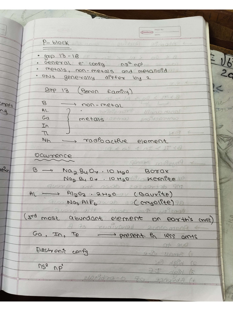 P Block Elements PDF | PDF
