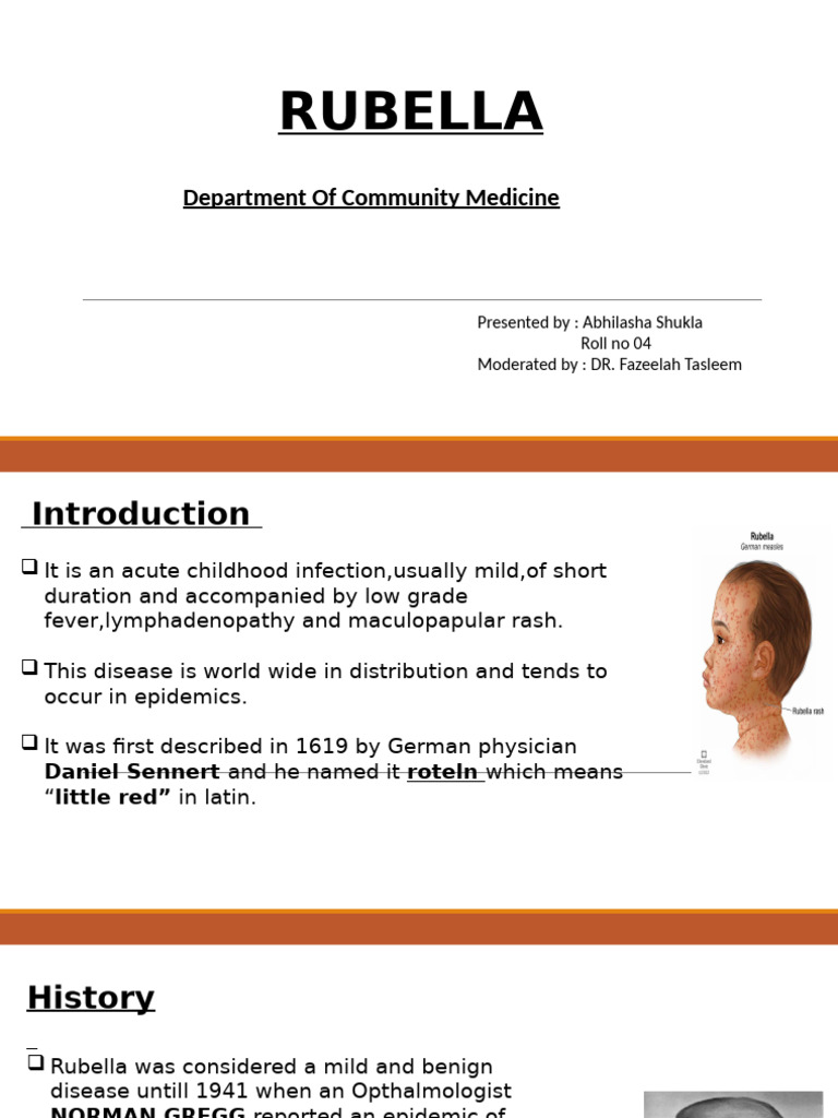 Understanding Rubella: Symptoms and Prevention | PDF | Pediatrics ...