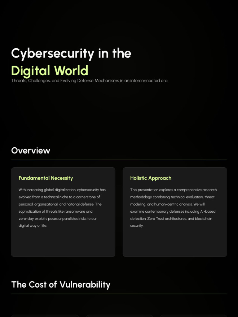 Cybersecurity in the Digital World (1) | PDF | Security | Computer Security