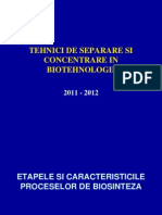 01 Etapele Si Caracteristicile Proceselor de Biosinteza