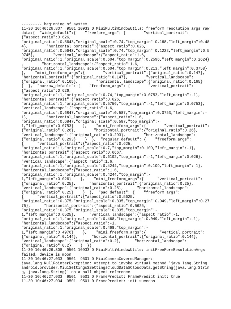 Log Cat 1764474389135 | PDF | Computing | Computer Programming