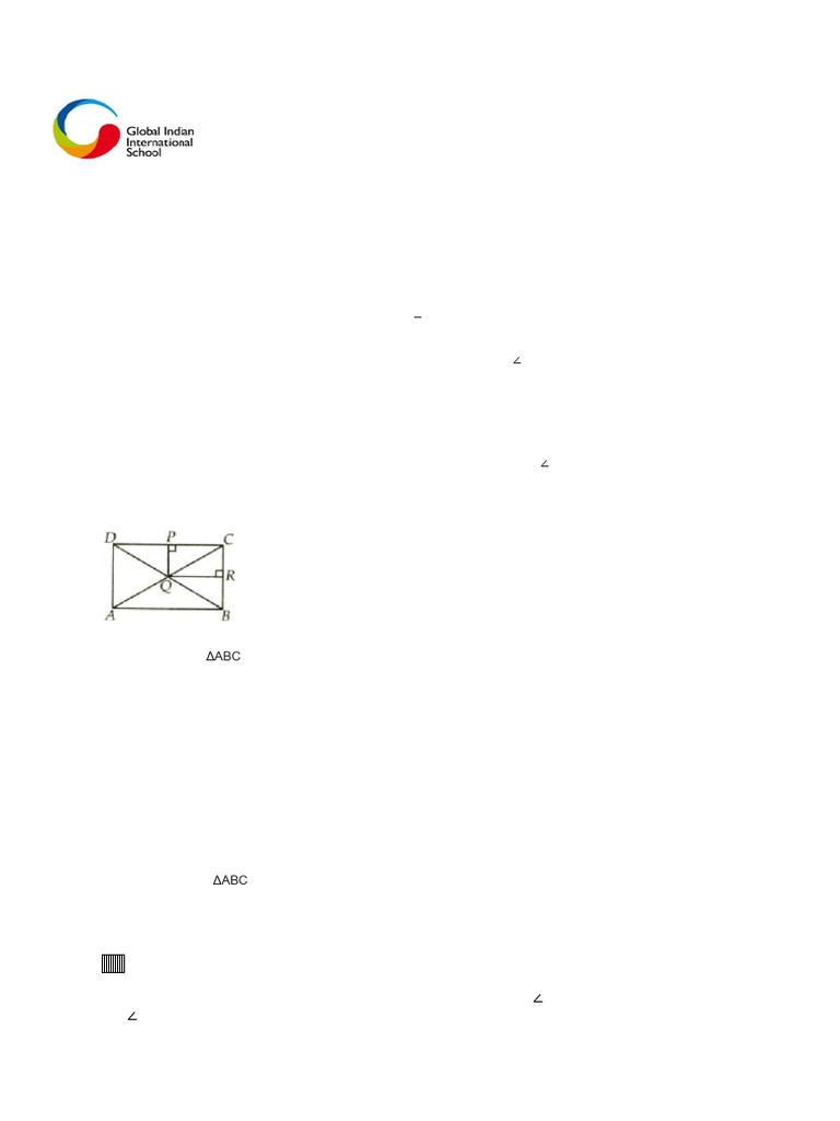 Class IX Quadrilaterals Worksheet | PDF | Rectangle | Geometric Shapes