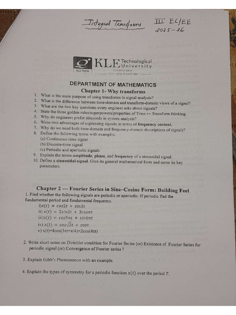 ITS Question Paper | PDF