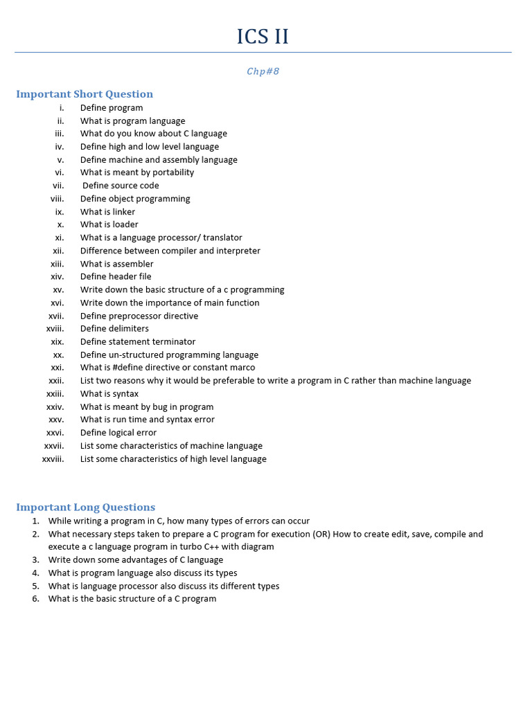 C Programming Concepts and Errors Guide | PDF