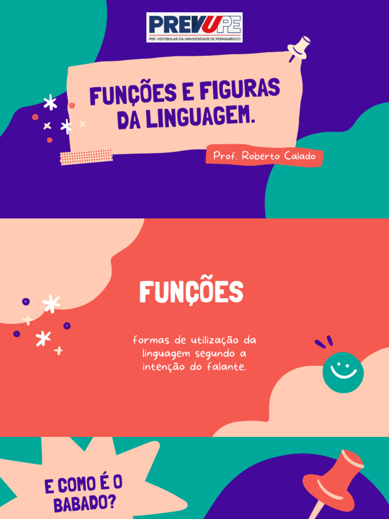 Funções e Figuras da Linguagem | PDF | Linguística