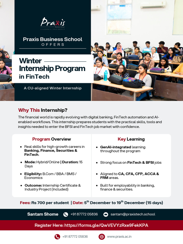 Winter FinTech Internship Program | PDF | Financial Technology ...