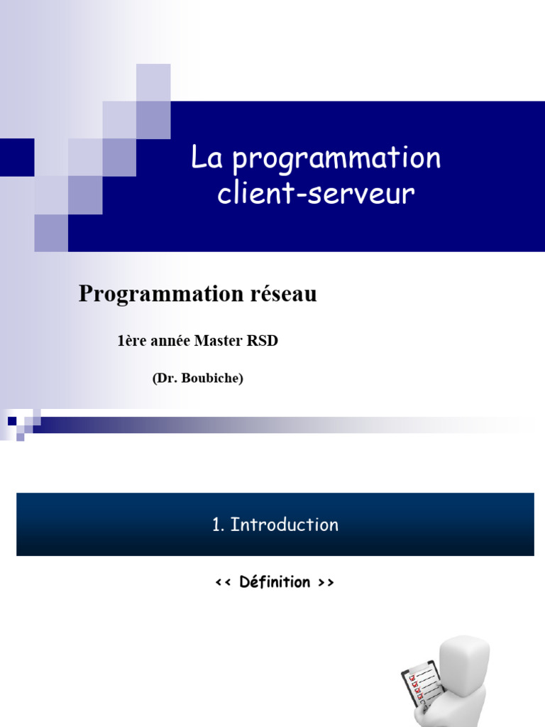 Programmation Client-Serveur : Concepts et Avantages | PDF | Client ...