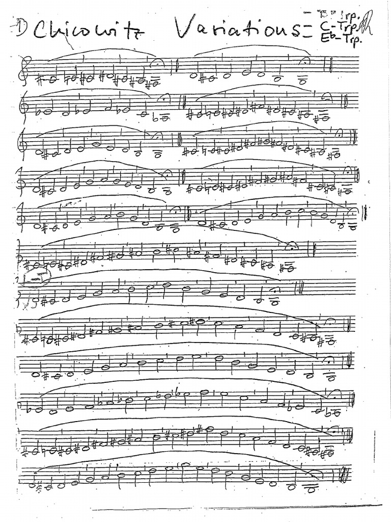 Chicowitz Variations | PDF