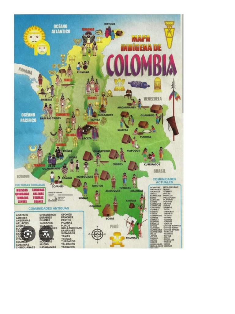 Mapa Indigena de Colombia | PDF