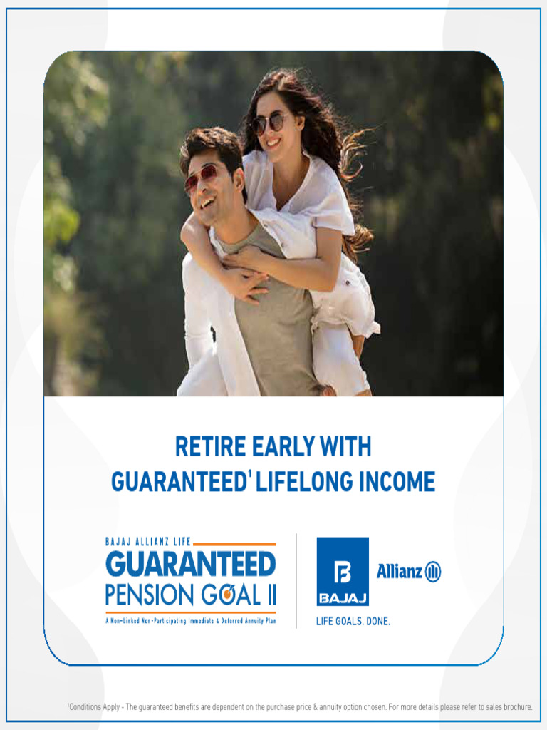 Early Retirement with Guaranteed Income | PDF | Insurance | Life Annuity