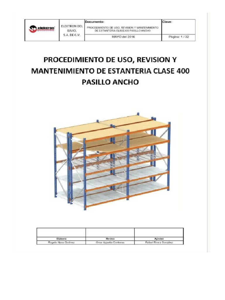 Ficha Tecnica Racks | PDF