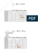 HORARIOS PNF **ING PROCESOS QUIMICOS (TODOS LOS TRAYECTOS) JUNIO-AGOSTO2012**