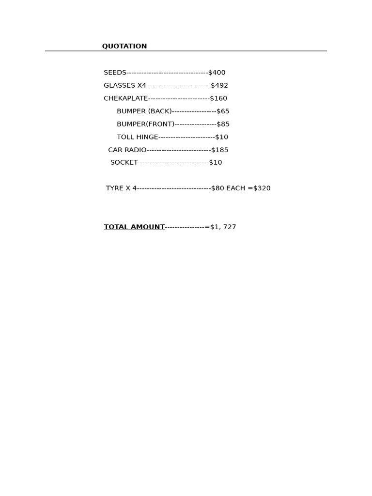 Quotation FFFF | PDF