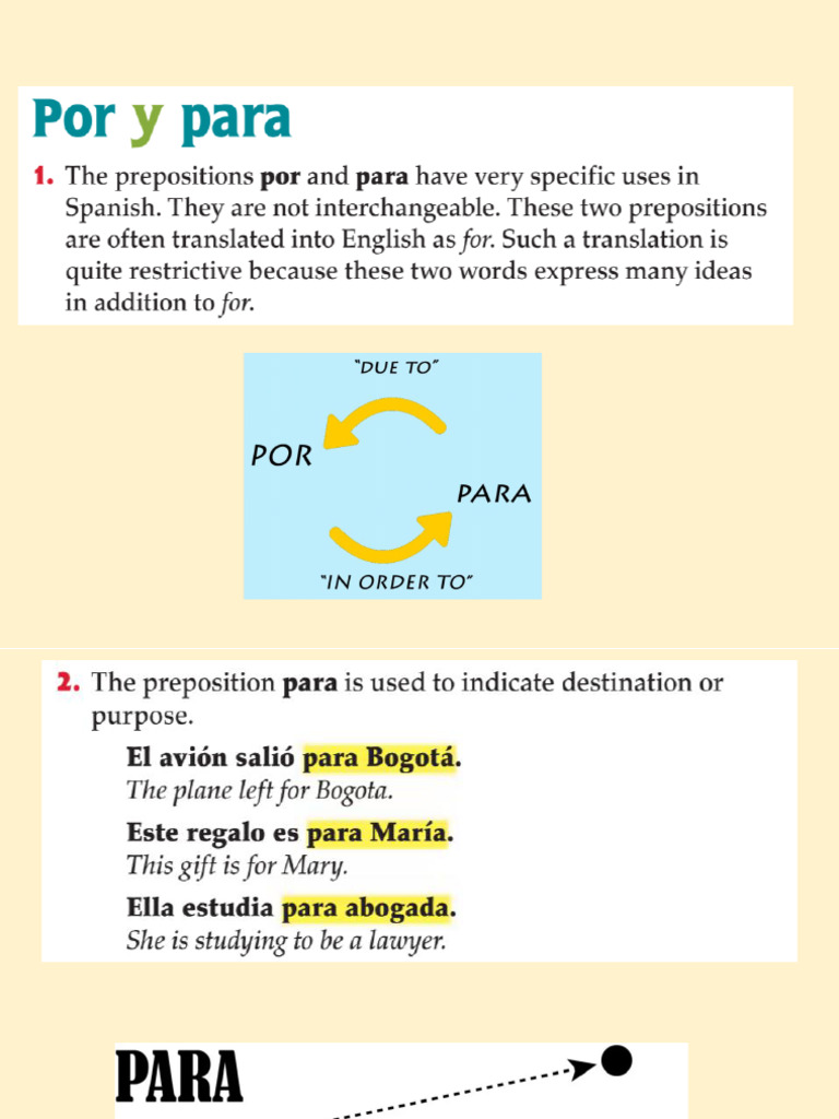 Kami Export - Por Vs para | PDF