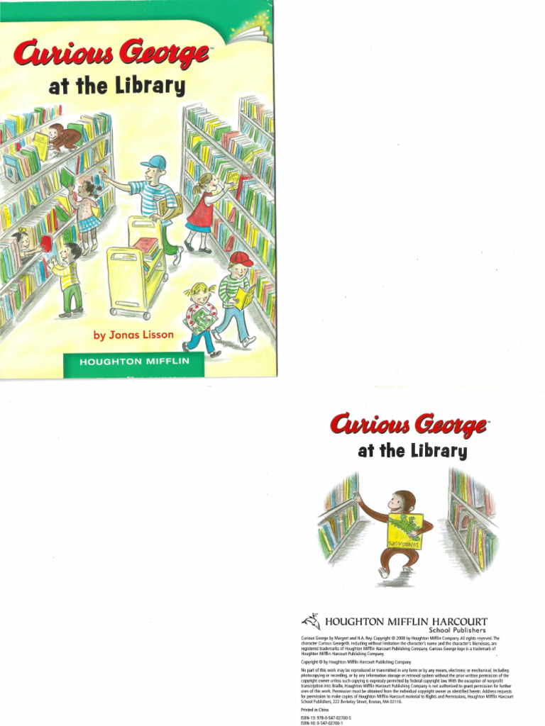Curious George at The Library | PDF