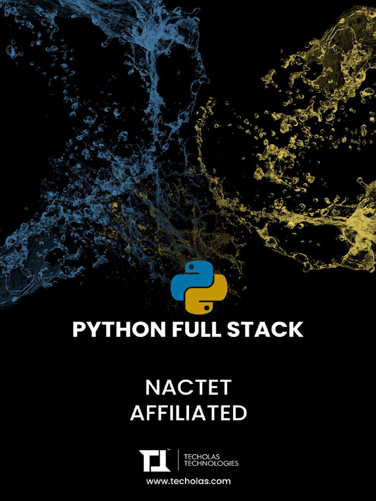 New Python Full Stack 2025 | PDF