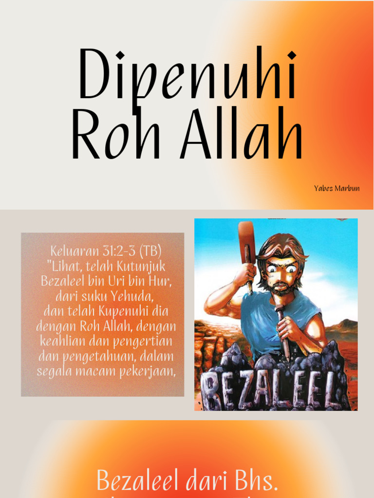 Bezaleel: Tipologi Yesus dan Roh Allah | PDF