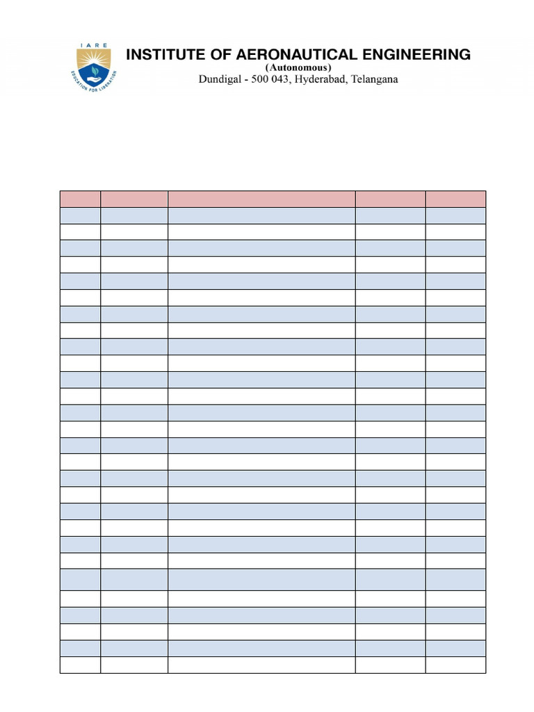 2027 PAT Student Registration List | PDF
