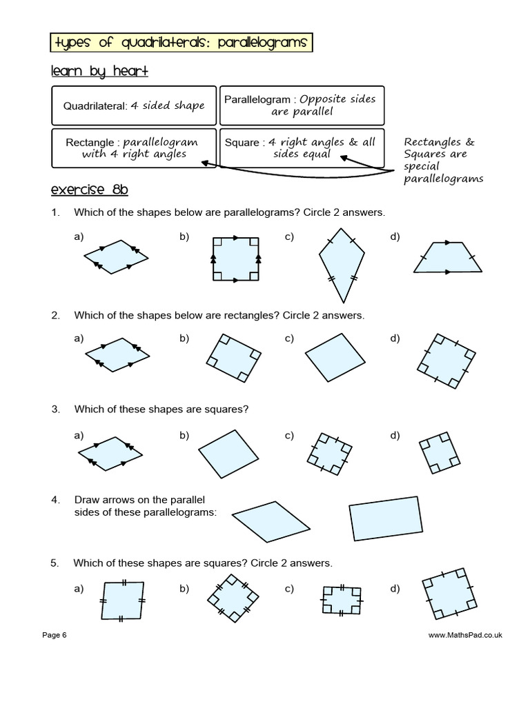 Shape Homework 01:12 | PDF