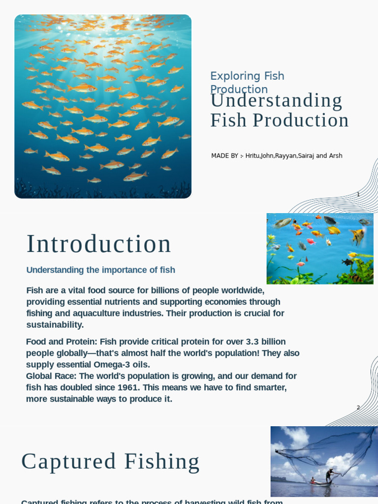 Fish Production: Methods and Sustainability | PDF | Fishery | Fish
