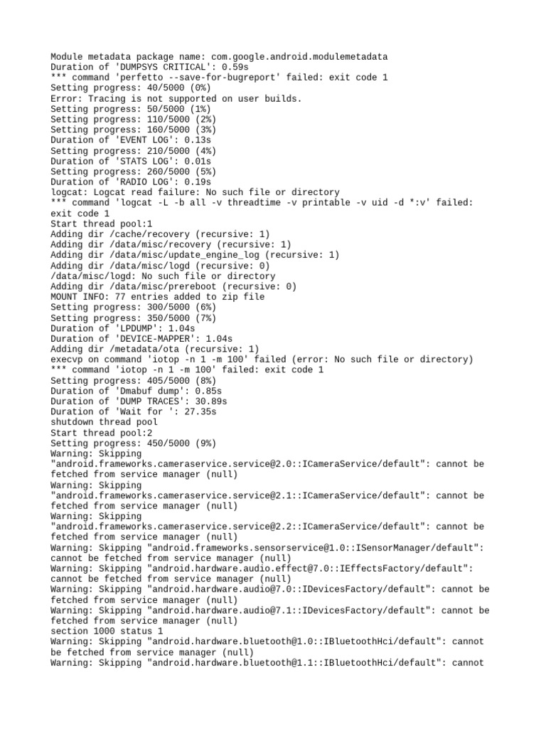 Bugreport A666L OP TP1A.220624.014 2025 04 13 17 33 36 Dumpstate - Log ...
