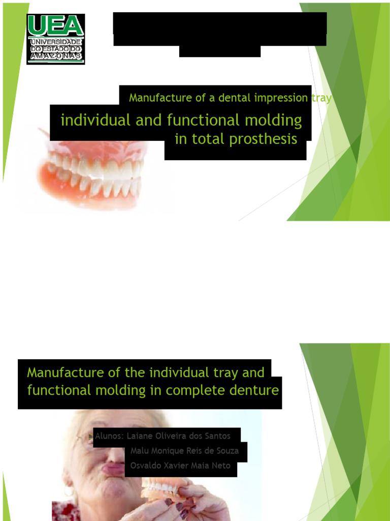 Functional Molding for Complete Dentures | PDF | Dentistry Branches