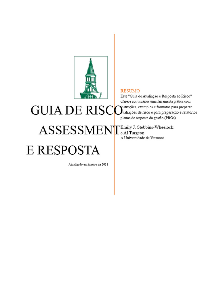 Guia Prático de Avaliação de Riscos | PDF | Avaliação de risco | Risco