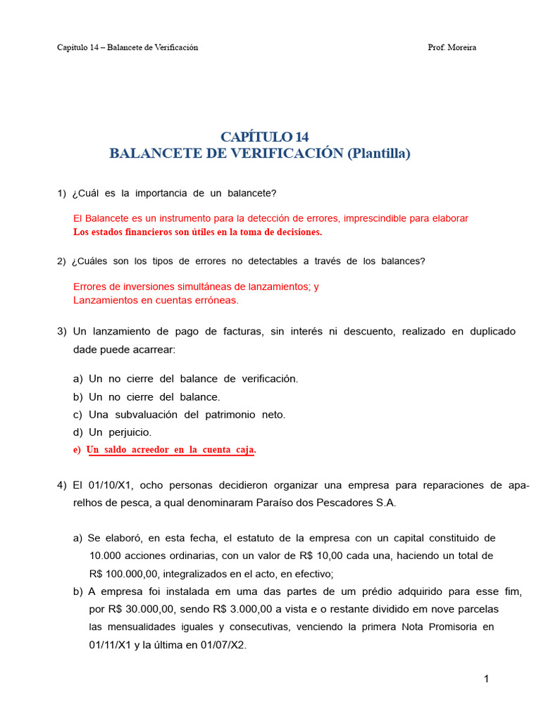 Balancete de Verificación: Guía Práctica | PDF | Hoja de balance | Bancos